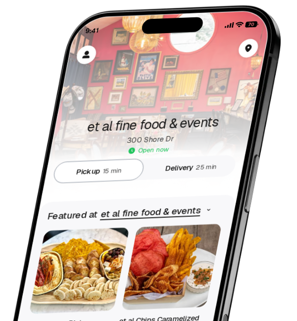 et al fine food & events app preview